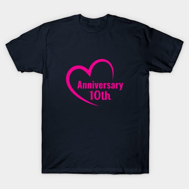 10th anniversary T-Shirt by LAMUS